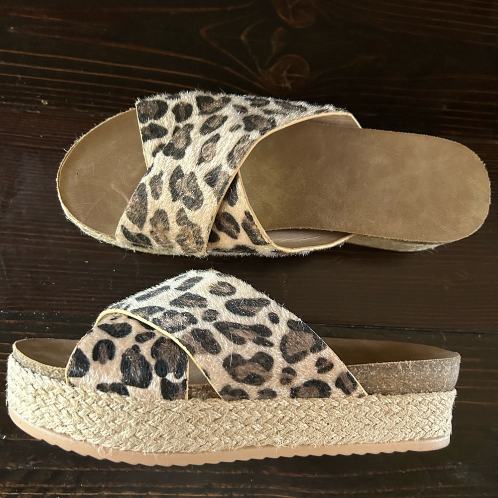 Leopard Print Women's Sandals